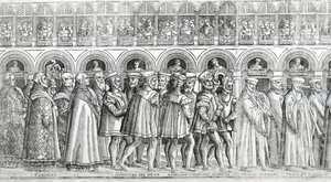 Dogal Procession、c.1555-60（476241-2、476244-5も参照）